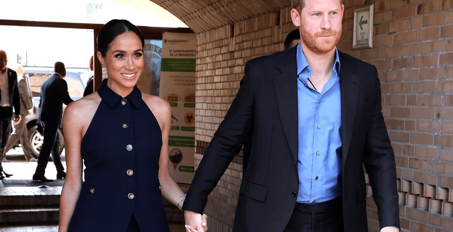 Harry and Meghan hoding hands