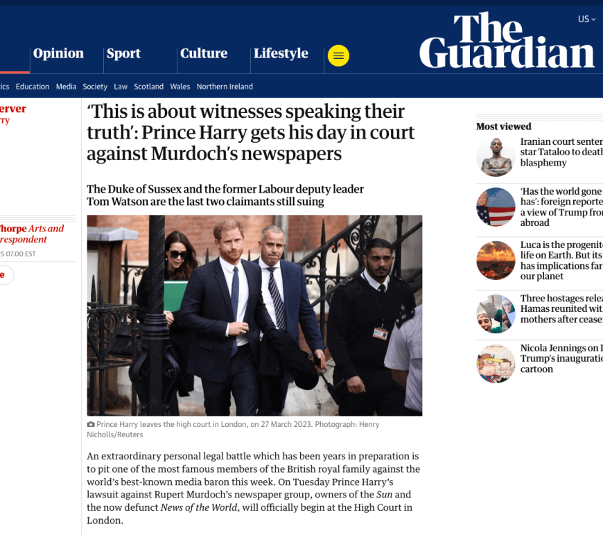 Prince Harry’s lawsuit against Rupert Murdoch’s News Group Newspapers (NGN) is a high-stakes battle over media accountability, privacy, and press ethics. He alleges unlawful hacking, cover-ups, and harassment, seeking to hold NGN responsible despite many celebrities settling their cases. NGN denies wrongdoing, arguing claims are “out of time,” while the trial could set legal precedents on media intrusion. The case, running until March, may reshape press accountability and challenge Murdoch’s media influence.