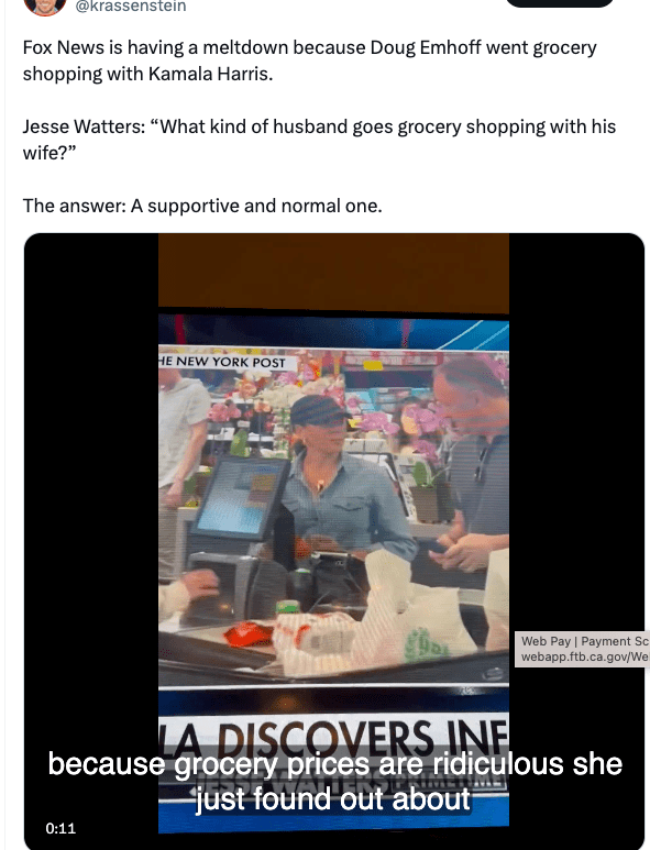 A couple grocery shopping together, symbolizing partnership and shared responsibilities. Dr. Aparna Vashisht Rota, business consultant, strategist, DEI expert, and MBA graduate from UCLA Anderson School of Management, discusses why sharing household duties strengthens relationships and challenges outdated gender roles.