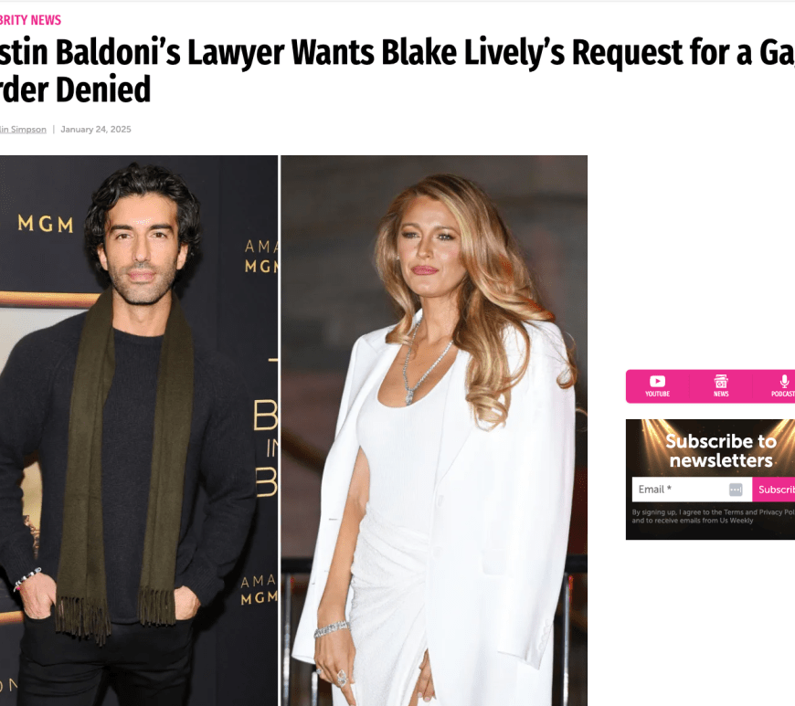 A courtroom battle between actors Blake Lively and Justin Baldoni over allegations of harassment and workplace misconduct. Dr. Aparna Vashisht Rota, business consultant, strategist, DEI expert, and LLB candidate at the University of London, analyzes how legal disputes in Hollywood impact reputations, careers, and industry dynamics.