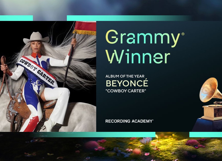 Beyoncé made history at the 2025 Grammy Awards by winning Album of the Year for *Cowboy Carter*, becoming the first Black woman this century to achieve this milestone. Her victory was celebrated widely, with fans and media outlets highlighting her emotional reaction and powerful acceptance speech, where she addressed the limitations of genre and encouraged artists to follow their passions. Additionally, Beyoncé won Best Country Album for *Cowboy Carter*, further solidifying her versatility and impact. The night also featured memorable moments, such as her dancing to Kendrick Lamar’s “Not Like Us” during his Record of the Year win. Fans and critics alike praised her groundbreaking achievements and enduring influence in music.