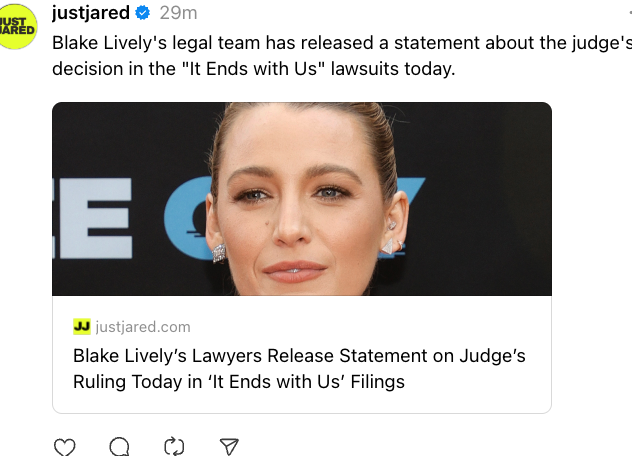 Blake Lively vs Justin Baldoni: Legal Battle Updates – celebchai.com