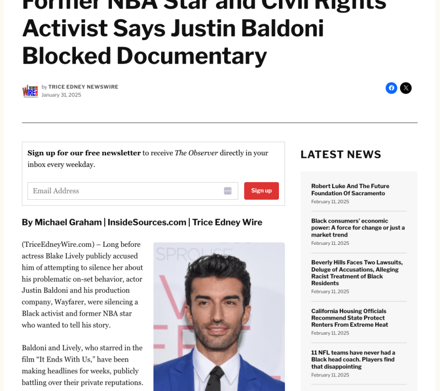 Craig Hodges, former NBA player and activist, in deep thought as he discusses his challenges in bringing his story to the big screen.