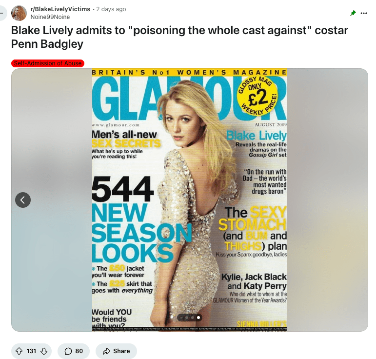 The internet is dragging Blake Lively over a 2009 interview where she admitted she wrongly judged Penn Badgley. But meanwhile, Justin Baldoni is facing an actual lawsuit—yet barely anyone is talking about it.