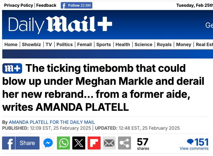 Daily Mail Amanda Plattel